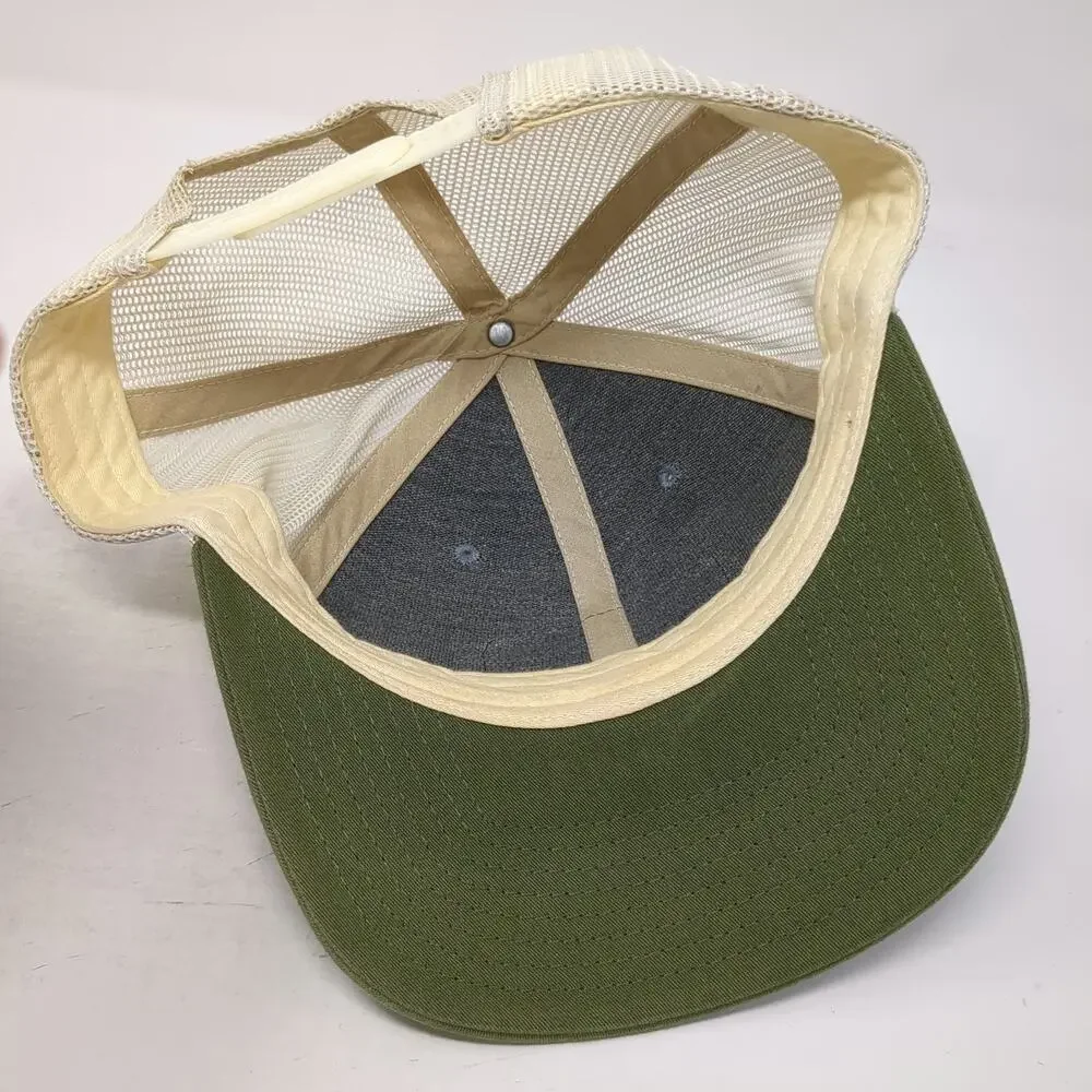 You Know Trucker Hat Gray Green Ivory One Size Liquid Dreams Surf Shop Lobster